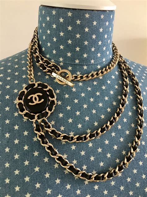 vintage chanel bell necklace|chanel necklaces for sale.